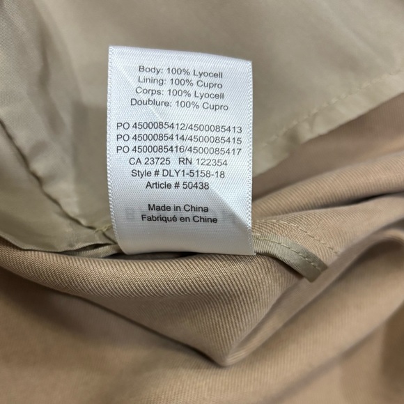 Aritzia Babaton Lawson Trench Coat Tan - Picture 7 of 12